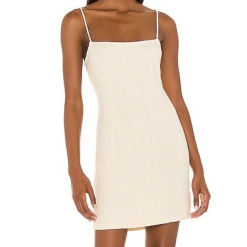 SAYLOR Tirzah Sweater Dress in Ivory size medium